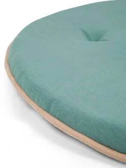 coincasa Cuscini Per Sedie|Cuscino da sedia misto lino tinta unita Verde acqua