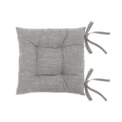 coincasa Cuscini Per Sedie|Cuscino da sedia mèlange a trama fiammata Grigio