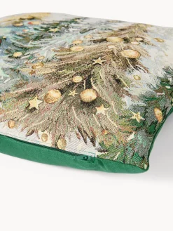 coincasa Cuscini Divano|Cuscini Natalizi|Cuscino 43x43 alberello Gobelin Multicolor