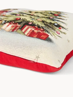 coincasa Cuscini Divano|Cuscini Natalizi|Cuscino 43x43 albero di Natale Gobelin Multicolor