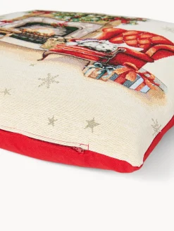 coincasa Cuscini Divano|Cuscini Natalizi|Cuscino 43x43 caminetto Gobelin Multicolor