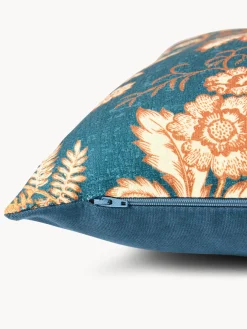 coincasa Cuscini|Cuscini Divano|Cuscino 45x45 cm con stampa floreale etnica Blu scuro