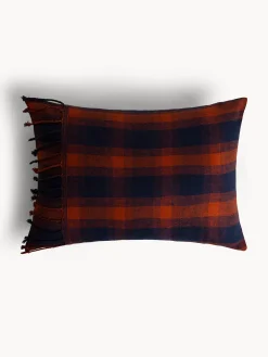 coincasa Cuscini|Cuscini Divano|Cuscino 35x50 cm in cotone check Blu