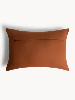 coincasa Cuscini|Cuscini Divano|Cuscino 35x50 cm in cotone con ricamo etnico Rosa antico