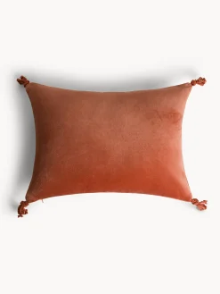 coincasa Cuscini|Cuscini Divano|Cuscino 35x50 cm in velluto con applicazioni Rosa