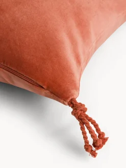 coincasa Cuscini|Cuscini Divano|Cuscino 35x50 cm in velluto con applicazioni Rosa