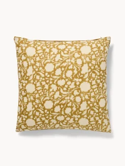 coincasa Cuscini Divano|Cuscini Natalizi|Cuscino 60x60 con stampa floreale Giallo