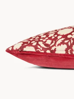 coincasa Cuscini Divano|Cuscini Natalizi|Cuscino 60x60 con stampa floreale Rosso