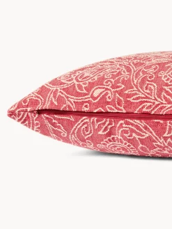 coincasa Cuscini Divano|Cuscini Natalizi|Cuscino 50x50 in cotone jacquard Rosso