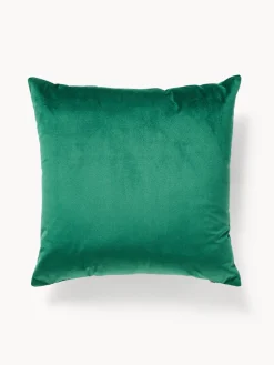 coincasa Cuscini Divano|Cuscini Natalizi|Cuscino 45x45 in velluto tinta unita Verde
