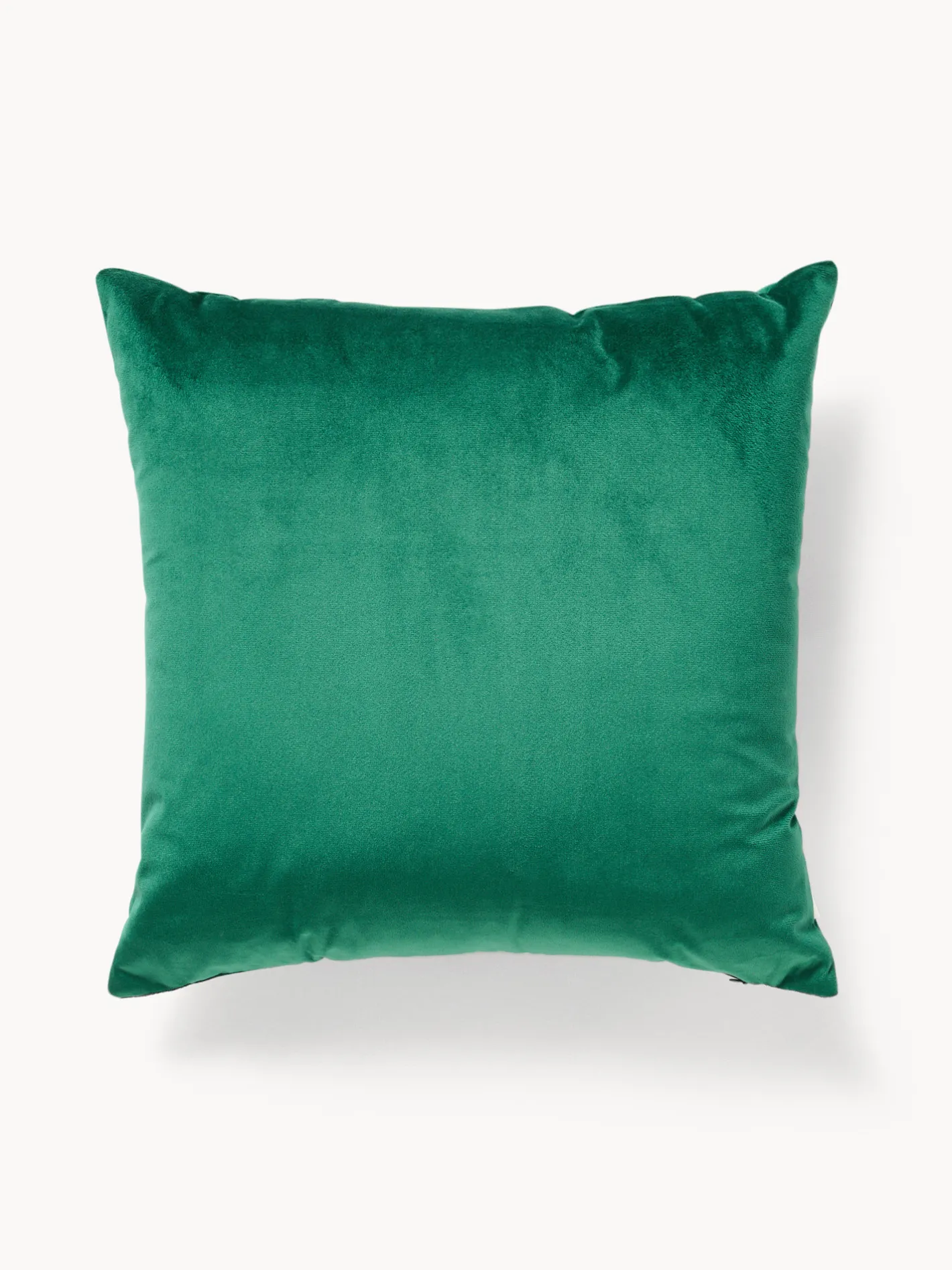 coincasa Cuscini Divano|Cuscini Natalizi|Cuscino 45x45 in velluto tinta unita Verde