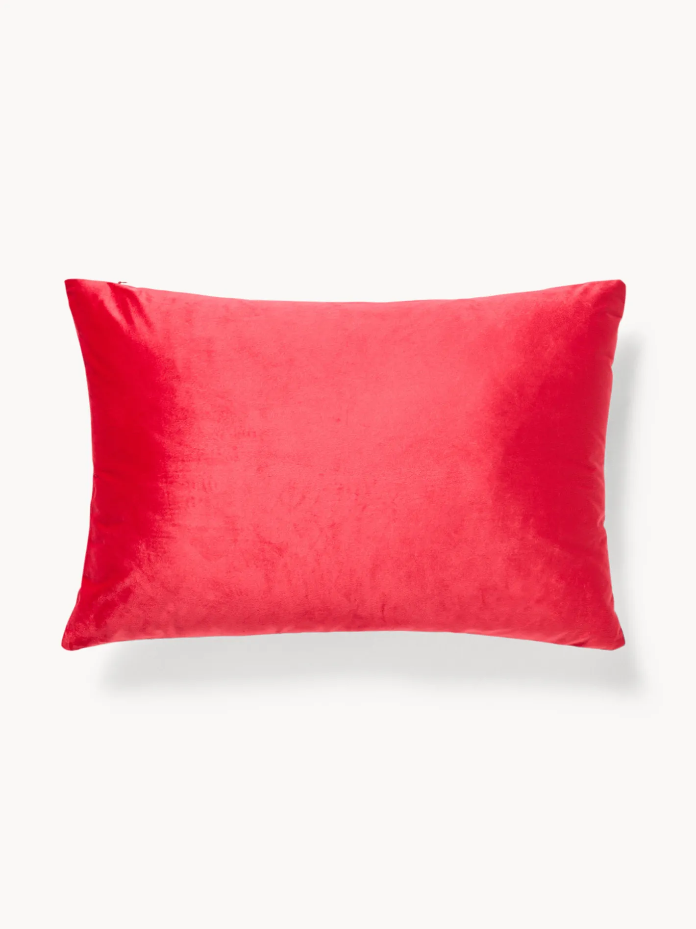 coincasa Cuscini Divano|Cuscini Natalizi|Cuscino 40x60 in velluto tinta unita Rosso