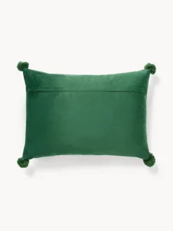 coincasa Cuscini Divano|Cuscini Natalizi|Cuscino 35x50 ricamo merry christmas Verde