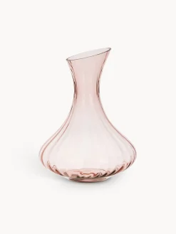 coincasa Caraffe E Decanter|Decanter in vetro optical Rosa chiaro