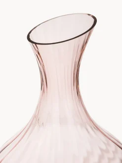 coincasa Caraffe E Decanter|Decanter in vetro optical Rosa chiaro