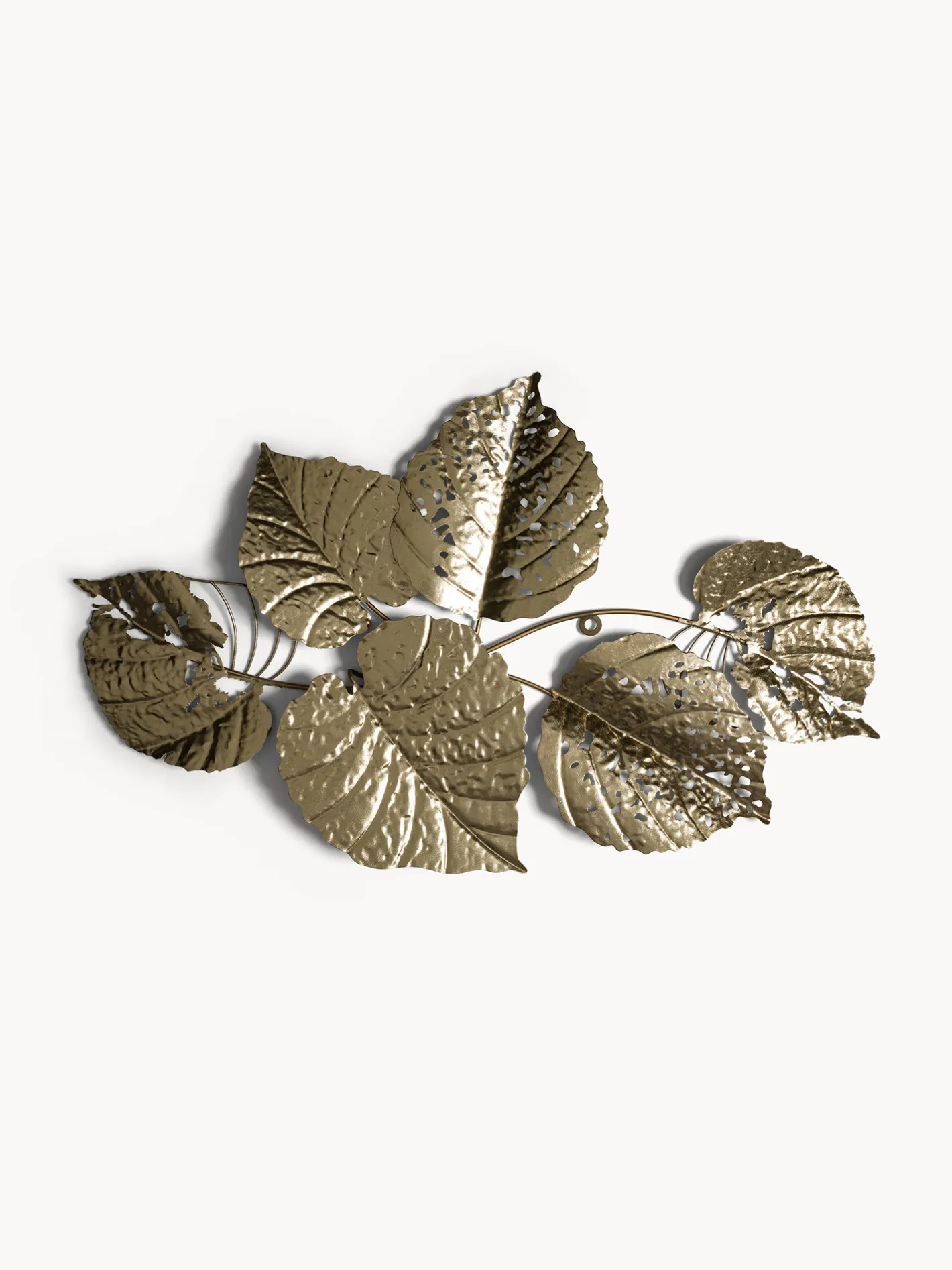 coincasa Arredo Soggiorno|Decorazione murale in ferro Oro