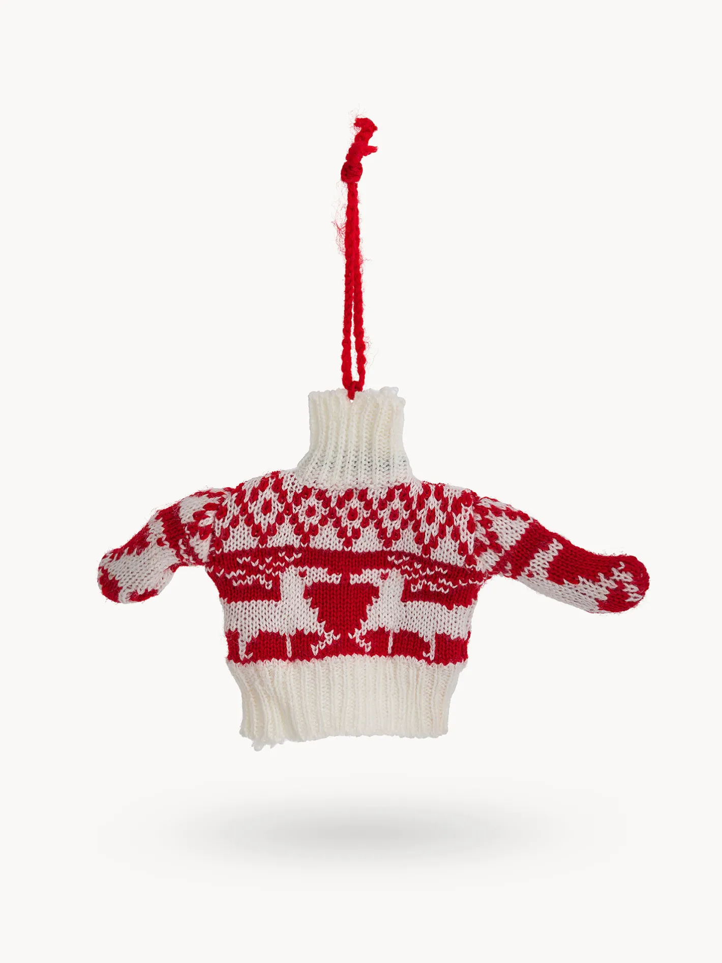 coincasa Altre Decorazioni|Decorazione per albero in tessuto Rosso