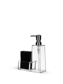coincasa Accessori Bagno|Biancheria Bagno|Dispenser con vano in plexiglass Trasparente