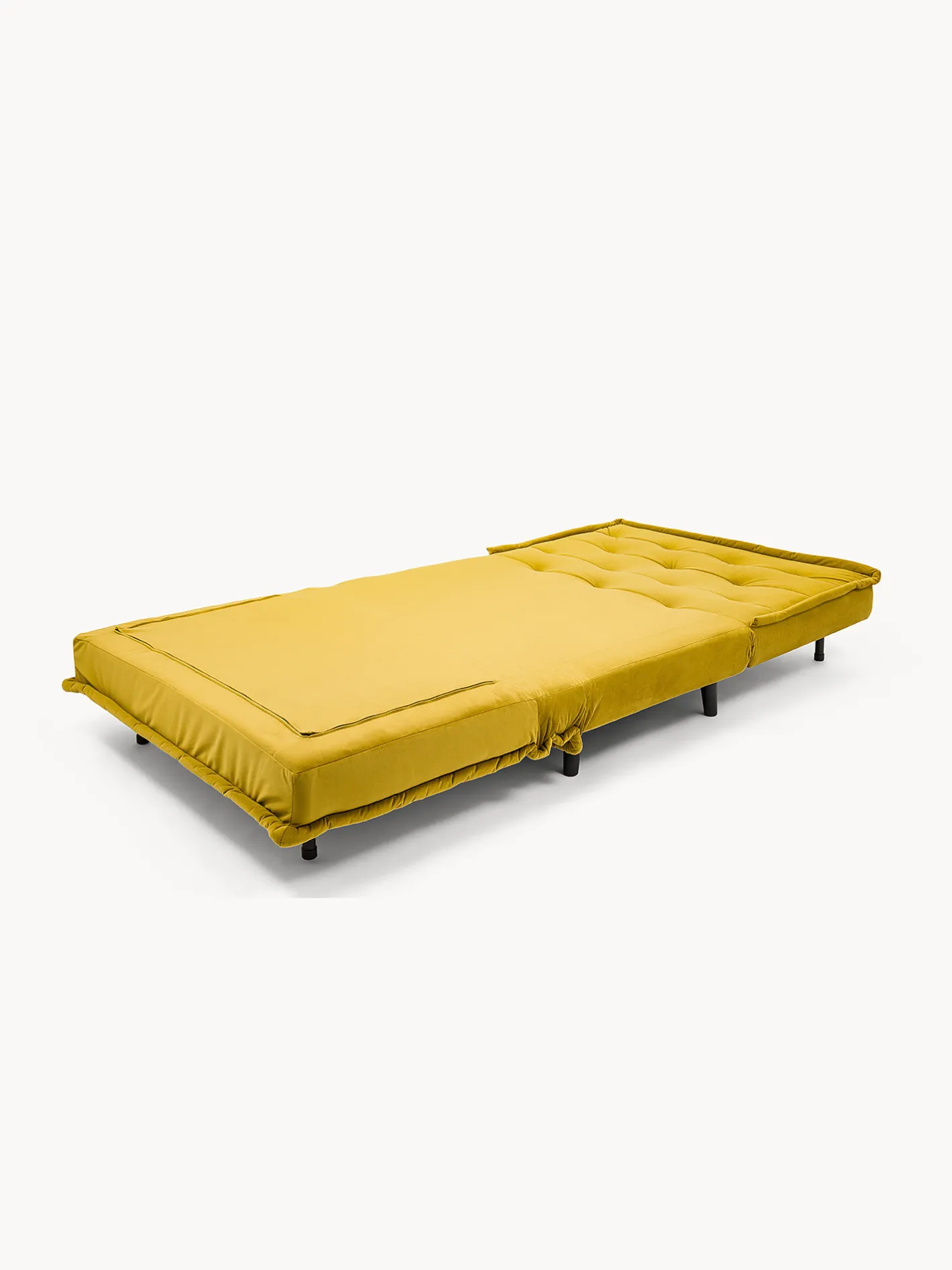 coincasa Divani Poltrone E Pouf|Divano letto Guest con rivestimento in velluto di poliestere riciclato Verde lime