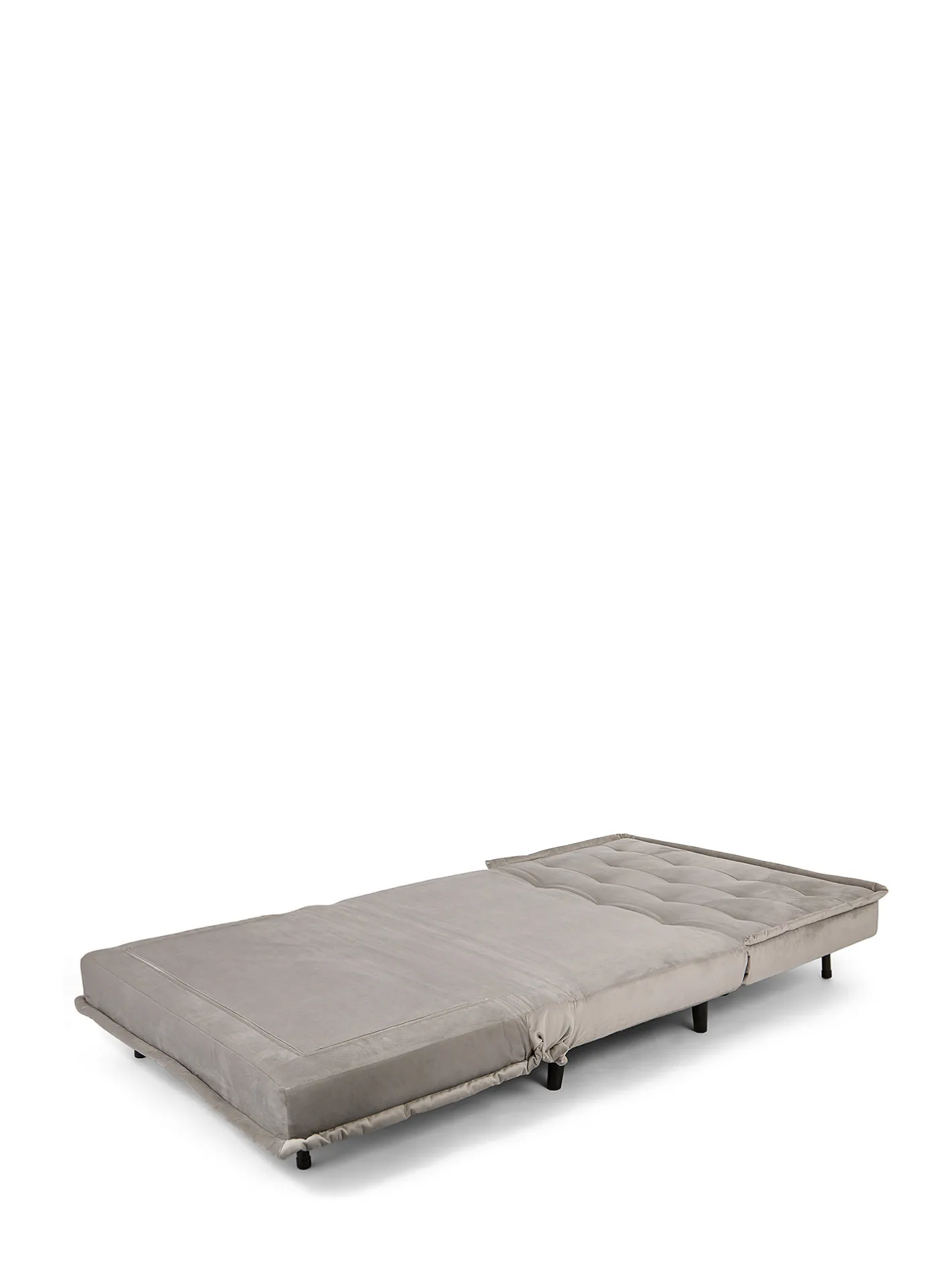 coincasa Divani Poltrone E Pouf|Divano letto in velluto Guest Grigio