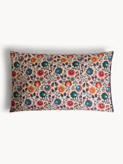 coincasa Biancheria Da Letto|Federe E Copricuscini|Federa in cotone lavato stampa floreale Multicolor