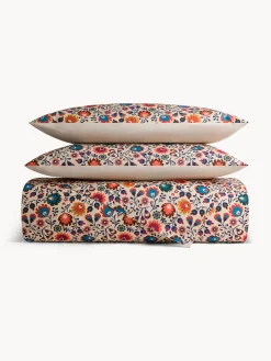 coincasa Biancheria Da Letto|Federe E Copricuscini|Federa in cotone lavato stampa floreale Multicolor