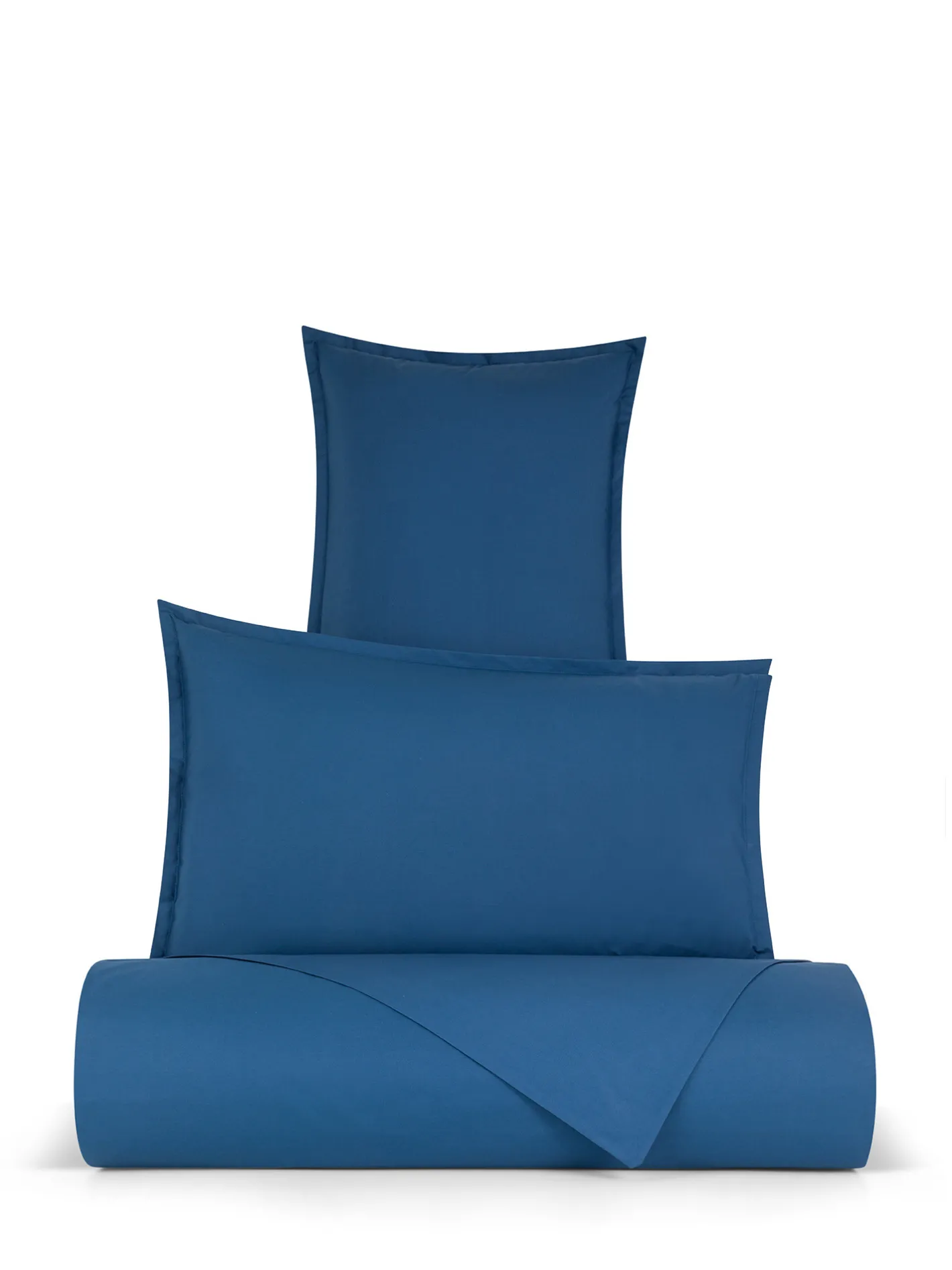 coincasa Biancheria Da Letto|Federe E Copricuscini|Federa in cotone percalle Zefiro Blu