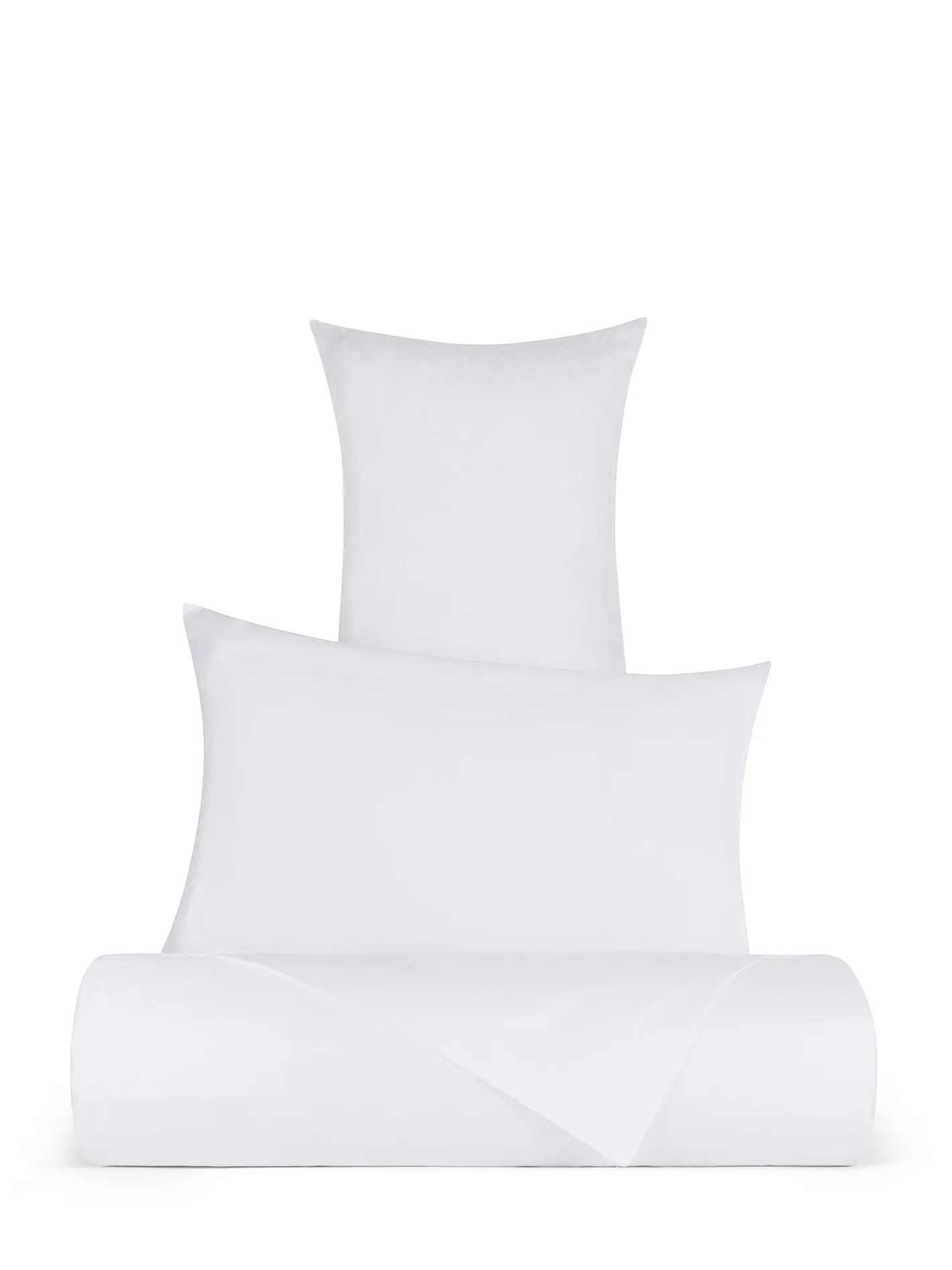 coincasa Biancheria Da Letto|Federe E Copricuscini|Federa in cotone percalle jacquard Portofino Bianco