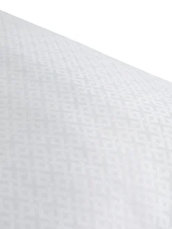 coincasa Biancheria Da Letto|Federe E Copricuscini|Federa in cotone percalle jacquard Portofino Bianco