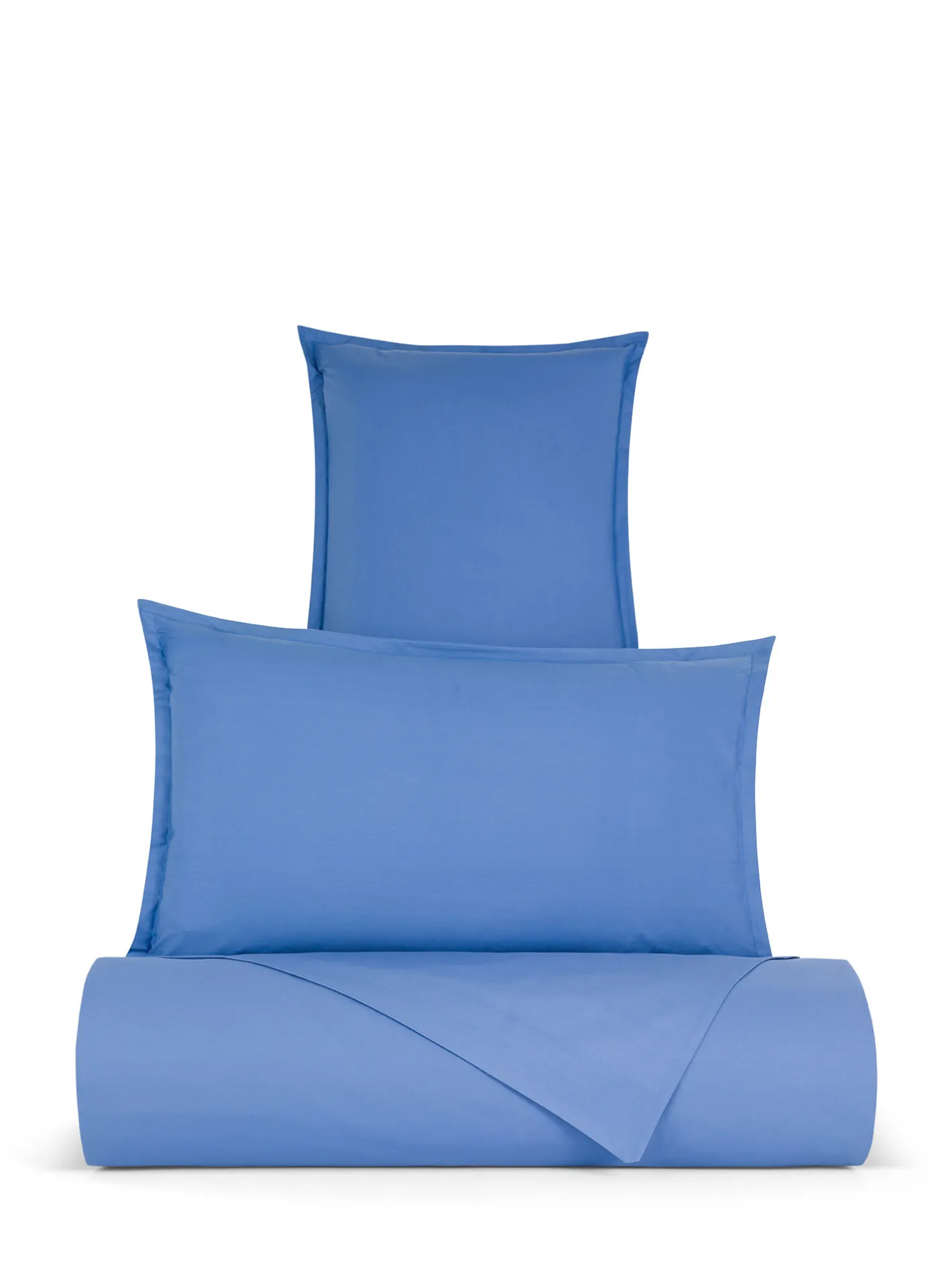coincasa Biancheria Da Letto|Federe E Copricuscini|Federa in cotone percalle Zefiro Azzurro