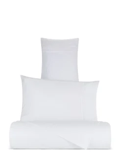 coincasa Biancheria Da Letto|Federe E Copricuscini|Federa in pregiato cotone percalle Portofino Bianco