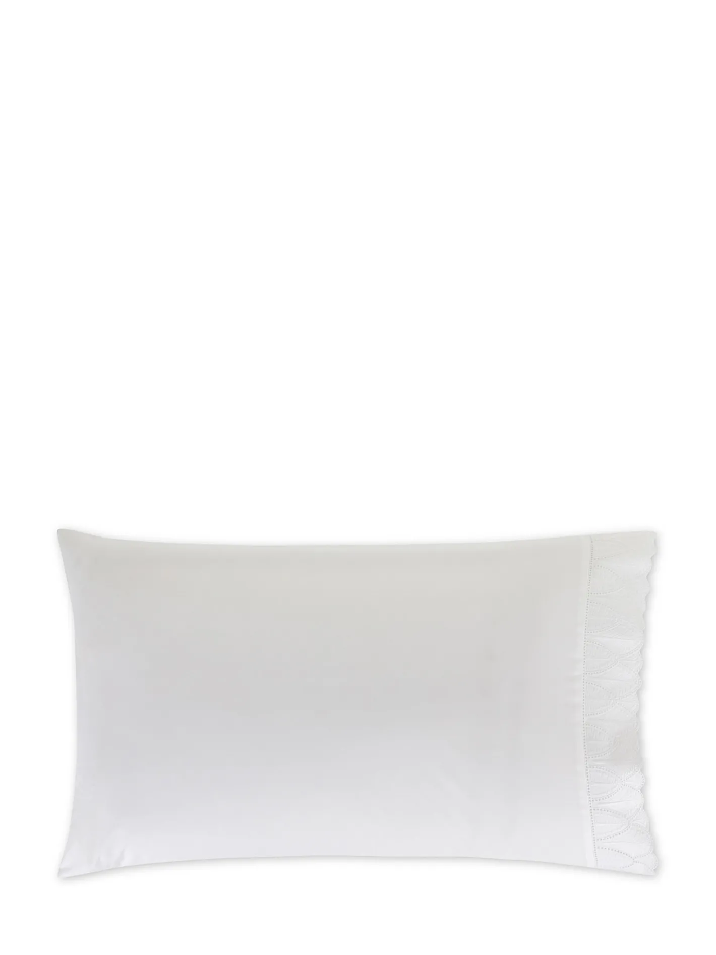 coincasa Biancheria Da Letto|Federe E Copricuscini|Federa in pregiato cotone percalle Portofino Bianco