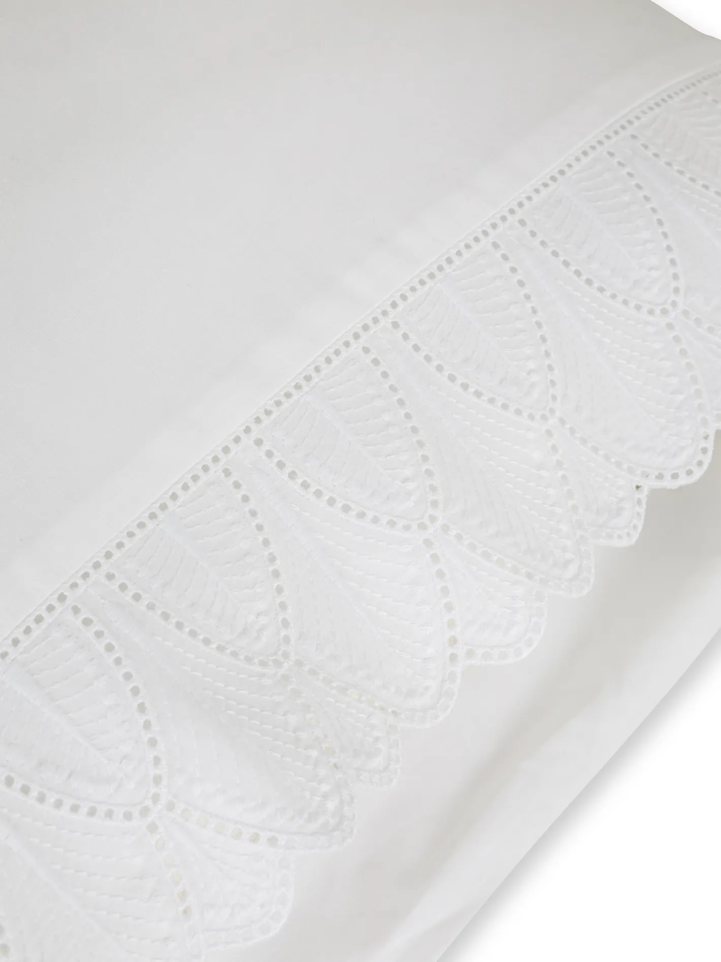 coincasa Biancheria Da Letto|Federe E Copricuscini|Federa in pregiato cotone percalle Portofino Bianco