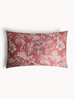 coincasa Biancheria Da Letto|Federe E Copricuscini|Federa in raso di cotone double face Rosa antico