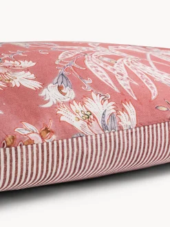 coincasa Biancheria Da Letto|Federe E Copricuscini|Federa in raso di cotone double face Rosa antico