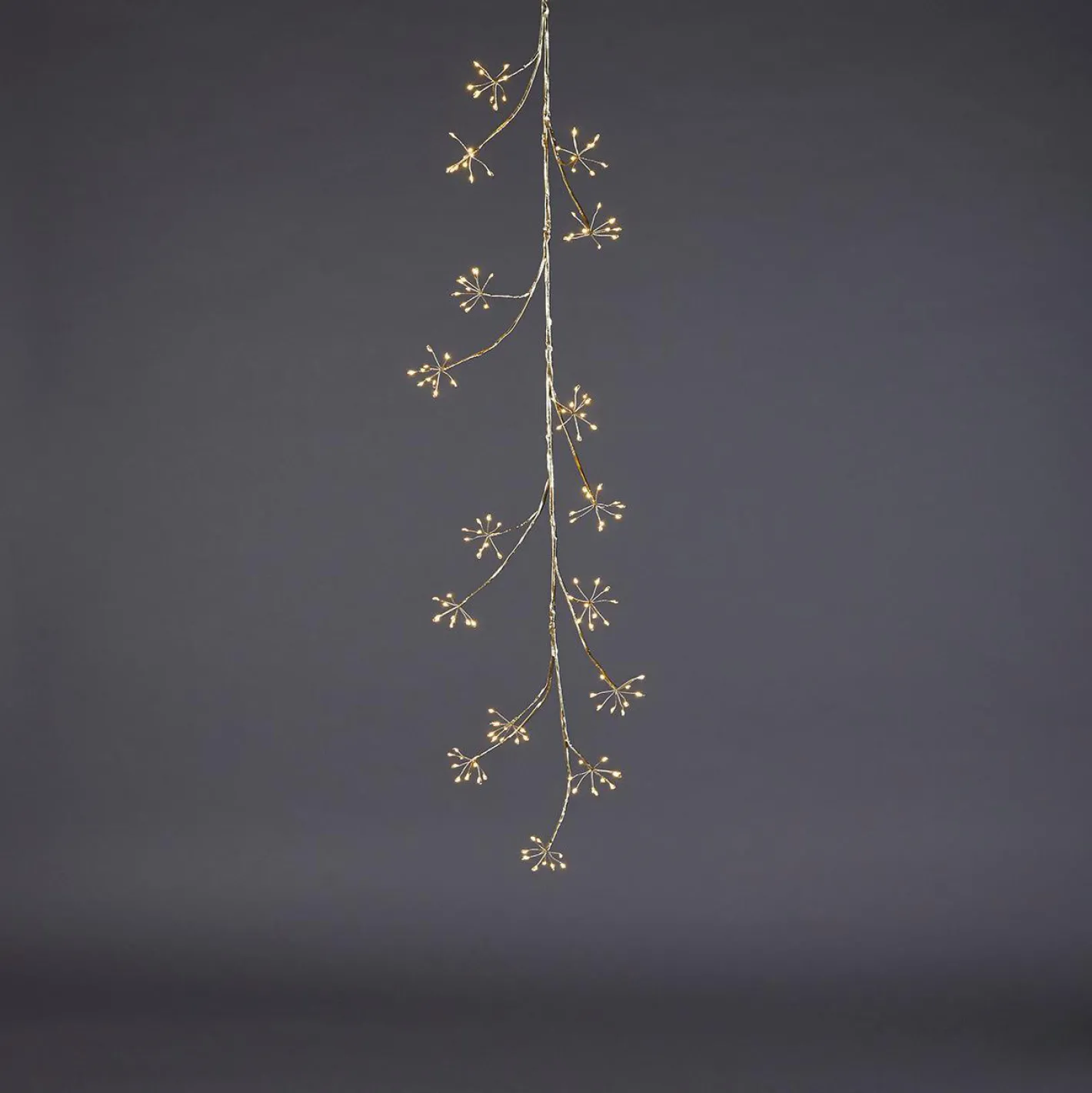 coincasa Luci Natalizie|Festone 160 micro led effetto ciuffo Giallo