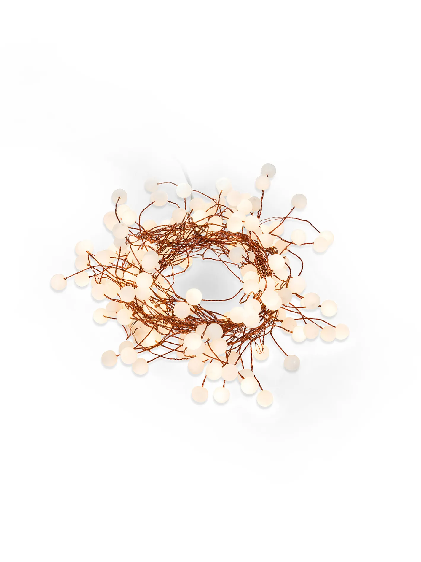 coincasa Luci Natalizie|Filo luce sfere 180 micro led Giallo chiaro