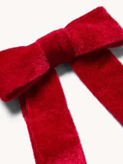 coincasa Altre Decorazioni|Fiocco in velluto con clip Rosso