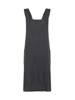 coincasa Grembiuli E Strofinacci|Grembiule da cucina lino lavato tinta unita Grigio scuro