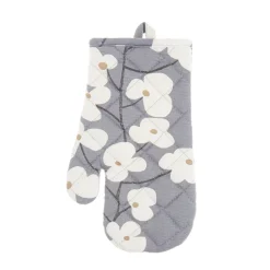 coincasa Biancheria Da Tavola|Presine E Guanti Da Cucina|Guanto da cucina cotone stampa fiori Bianco/Blu