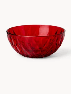 coincasa Insalatiere|Insalatiera in vetro spruzzato stampato Rosso
