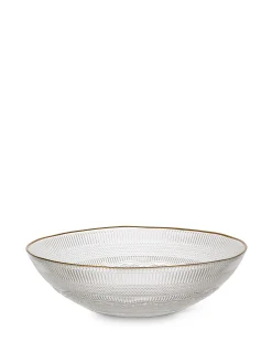 coincasa Insalatiere|Insalatiera vetro filo oro Trasparente