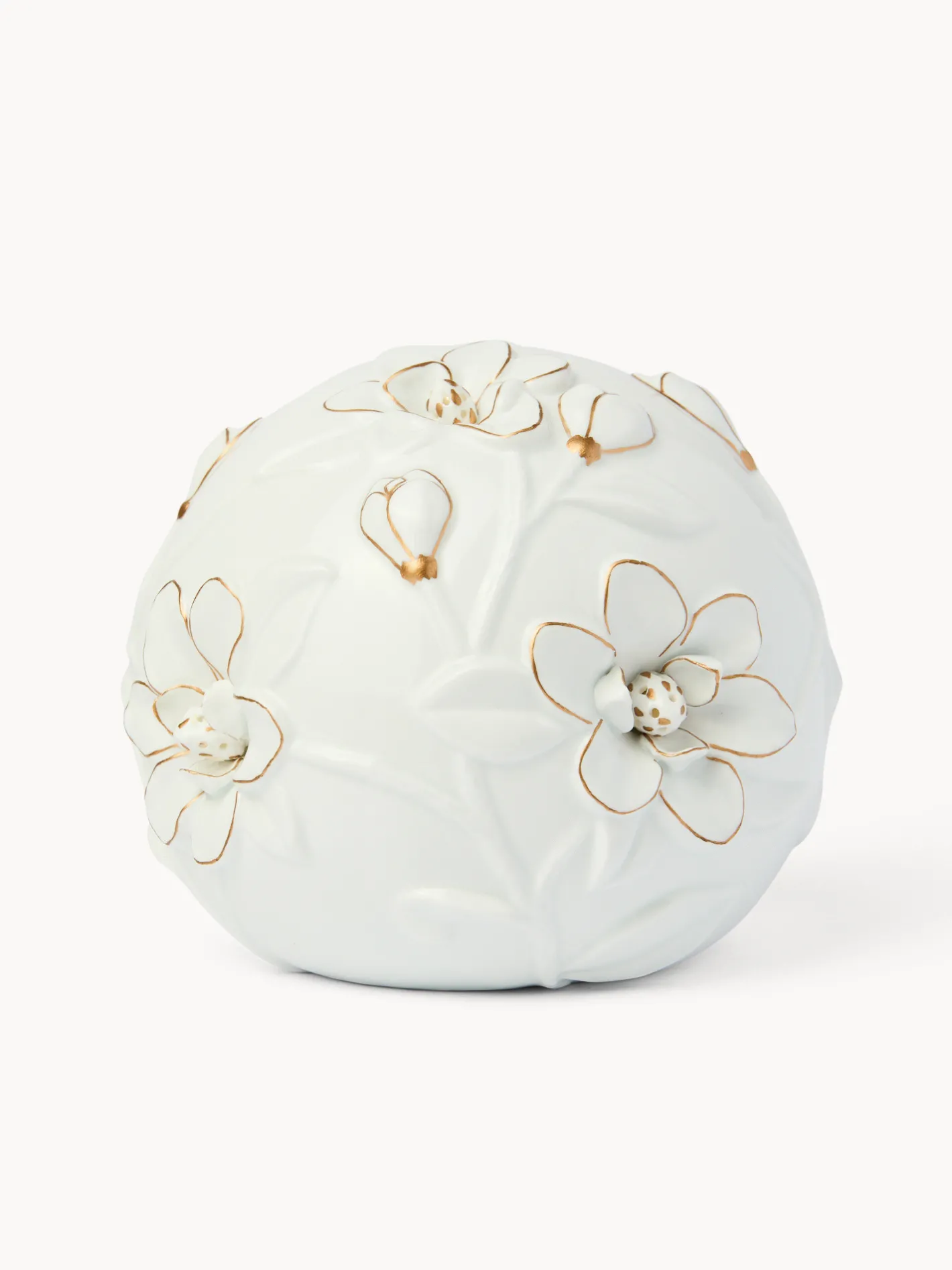 coincasa Altre Decorazioni Natalizie|Lampada a led in porcellana a forma di Pallina Bianco