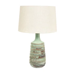 coincasa Illuminazione Interni|Lampada da tavolo ceramica Green Verde