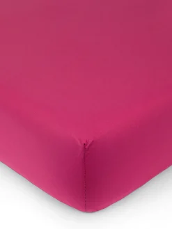 coincasa Biancheria Da Letto|Lenzuola Con Angoli|Lenzuolo con angoli in cotone percalle Zefiro Viola