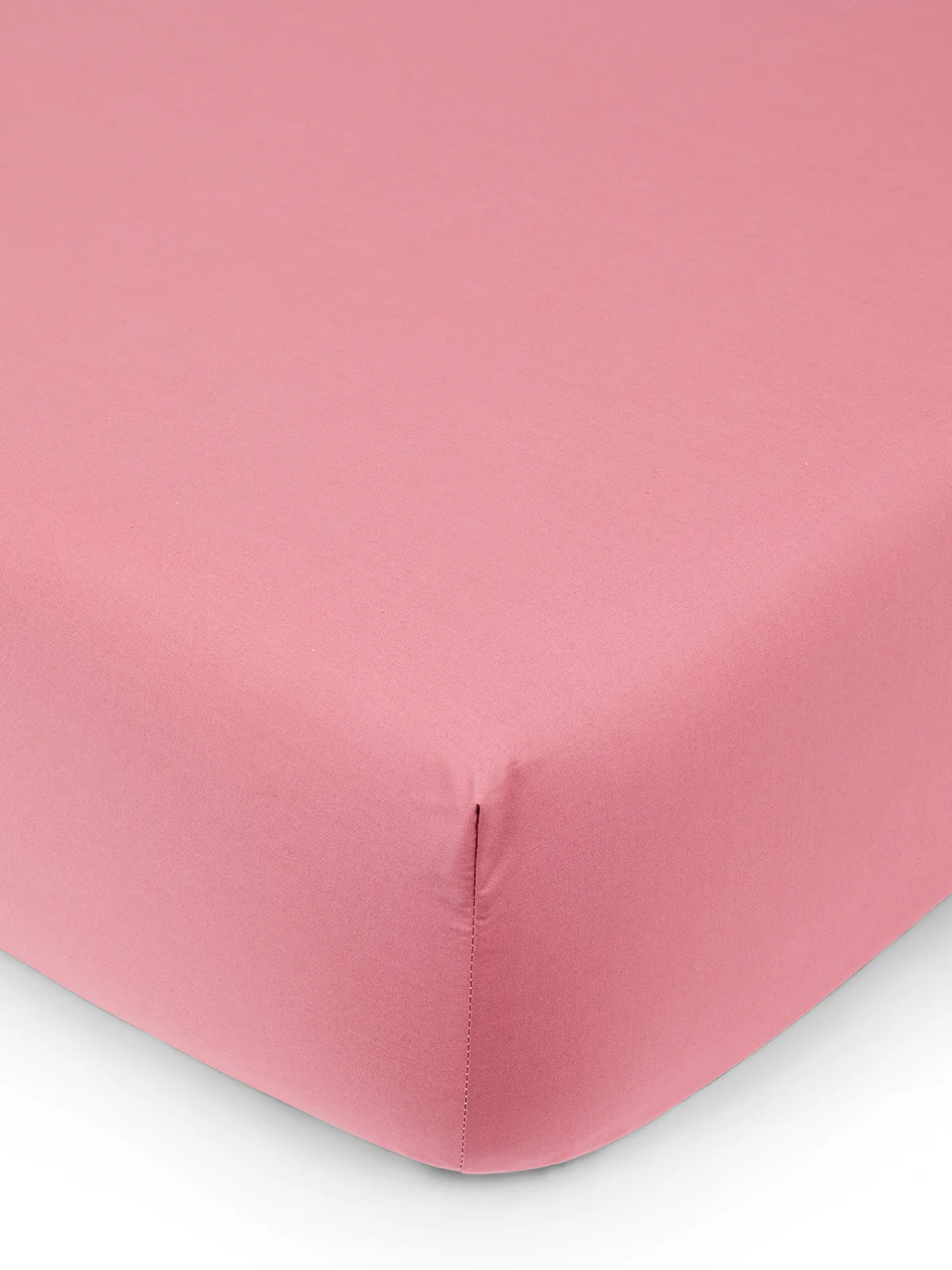 coincasa Biancheria Da Letto|Lenzuola Con Angoli|Lenzuolo con angoli in cotone percalle Zefiro Rosa scuro