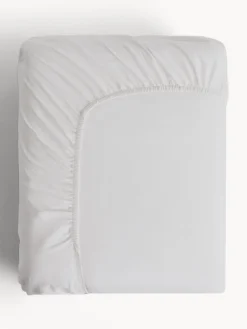 coincasa Biancheria Da Letto|Lenzuola Con Angoli|Lenzuolo con angoli in puro cotone tinta unita Bianco