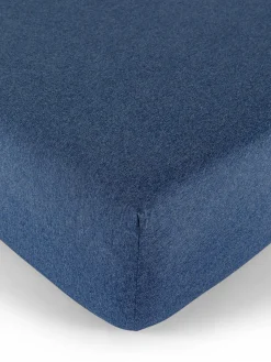 coincasa Biancheria Da Letto|Lenzuola Con Angoli|Lenzuolo con angoli jersey di cotone tinta unita Blu