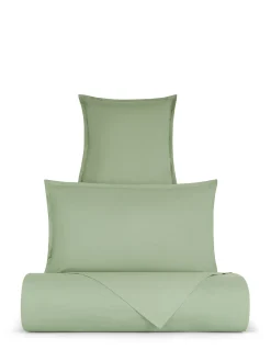 coincasa Biancheria Da Letto|Lenzuola|Lenzuolo liscio in cotone percalle Zefiro Verde