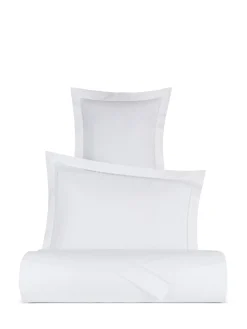 coincasa Biancheria Da Letto|Lenzuola|Lenzuolo liscio in pregiato cotone percalle Portofino Bianco